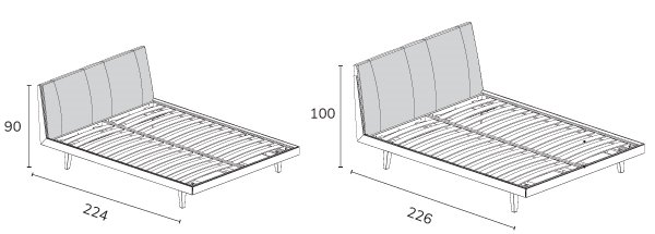 Designbed febo 2.0 S technisch bed habits